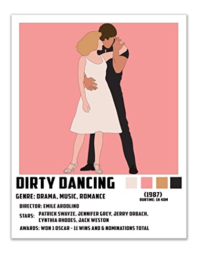 Dirty Dancing Movie Poster, Dirty Dancing Poster, Dirty Dancing Wall Art, Dirty Dancing Gifts, Movie Poster, Vintage Movie Poster, Classic Movie Poster (11 Inches By 14 Inches) #TOP7