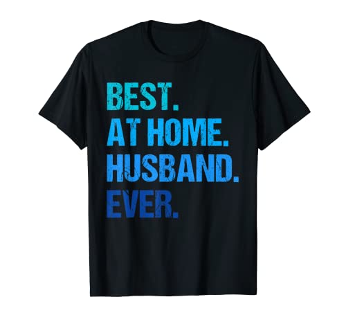 Homme Best At Home Husband Ever Retro Vintage Design Funny Husband T-Shirt