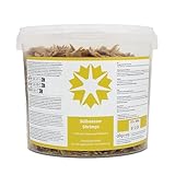 Camarones de Agua Dulce secados 2-4cm alimento Tortugas de Agua Koi algova® (5L - 800g)