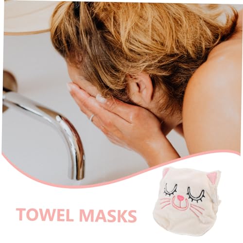 Housoutil Toalha Quente Toalha Facial Coral Toalhas De Compressa Quente Toalha De Cuidados Faciais T