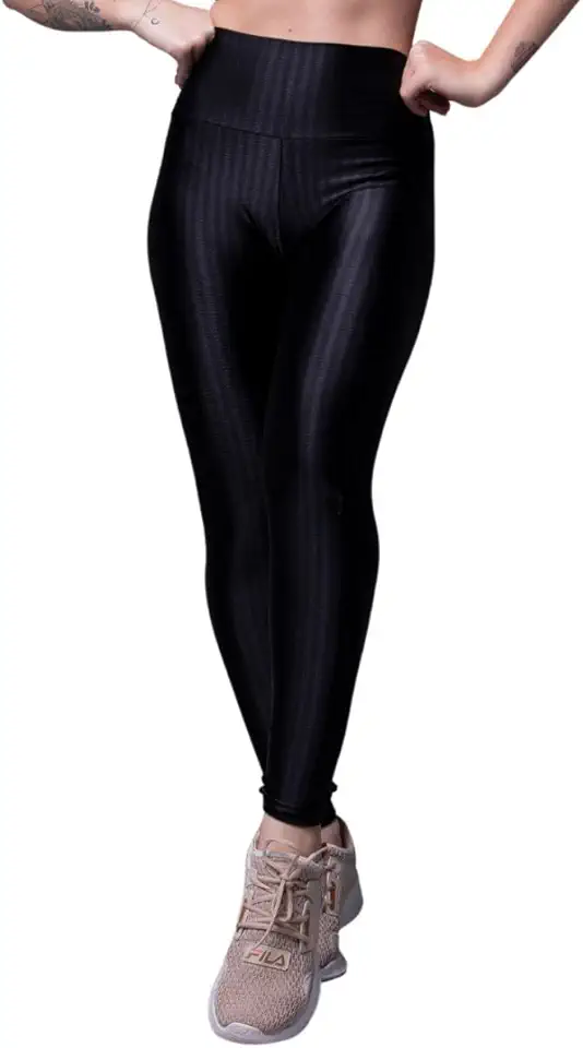 Calça Legging Bella Fiore New Zig Feminina Poliamida Academia Malhar