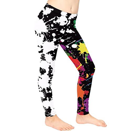 Girls' High Waisted Leggings Full Length Workout Yoga Pants Sports for Kids 4-13 Years3