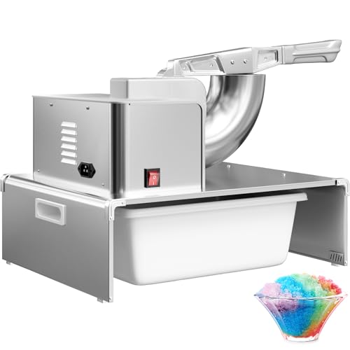 VNN Commercial Shaved Ice Machine - Electric Snow Cone Machine, Suitable for Party Activities, Family Gatherings, Events