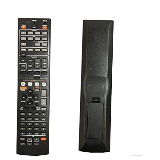 4EVER ersättningsfjärrkontroll ersättning för Yamaha RX-V575 HTR-8063 RX-A1030 YHT-897BL RX-V767 A/V AV System