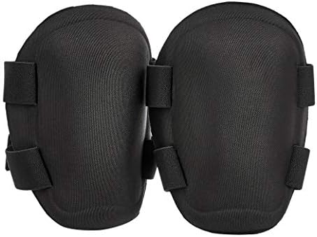 AmazonCommercial Over/Under Knee Pads, 21.6 cm, Black, 1 pair