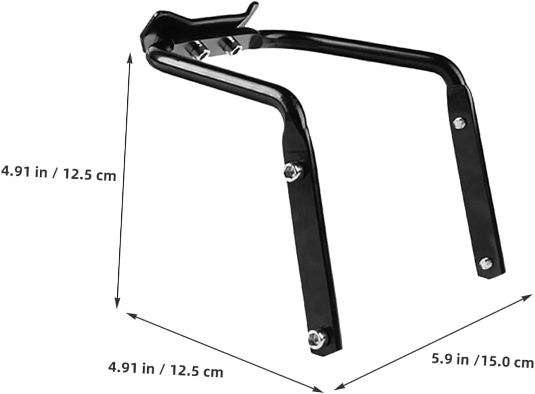 PRETYZOOM Bike Cargo Rack Bicycle Rear Rack Aluminum Alloy Mountain Bike Rear Carrier Outdoor Cycling Storage