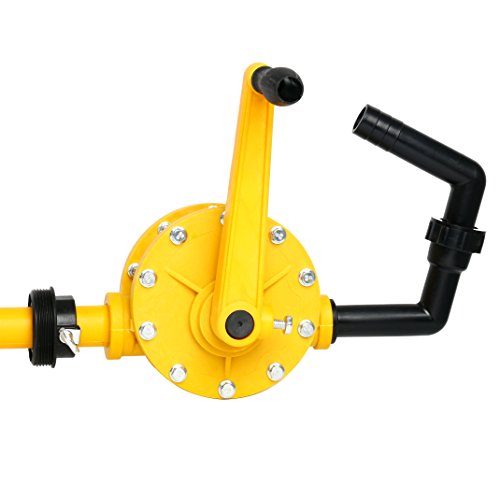 Amarine Made Barrel Pump Plastic Polypropylene Hand Rotary Transfer Drum Pump 300Cc(300Ml), 70 Times/Min #TOP4