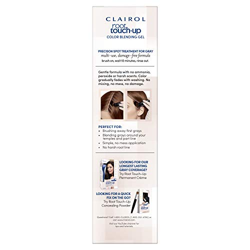 Clairol Root Touch-Up Semi-Permanent Hair Color Blending Gel, 5R Auburn Red Hair Color, 2 Count #TOP4