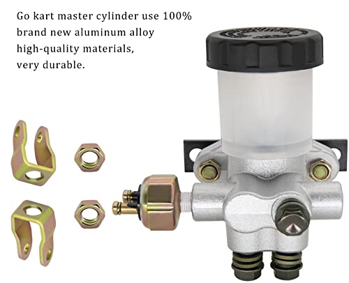 Hydraulic Brake Master Cylinder Assembly For 90Cc 110Cc 125Cc 150Cc 200Cc 250Cc Go Kart Master Cylinder Twister Kinroad Go Kart Buggy Sunl Bms Kandi Roketa Kinroad Kazuma Atv, Go Kart Master Cylinder #TOP1