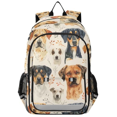 Sac à dos ordinateur portable étanche avec motif aquarelle chic