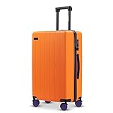 SÉCURITÉ - La valise à coque dure est fabriquée en plastique ABS durable et résistant aux dommages. Les coins renforcés de la valise sont résistants aux bosses. Elle dispose en outre d'un cadenas TSA intégré pour un contrôle facile à l'aéroport.