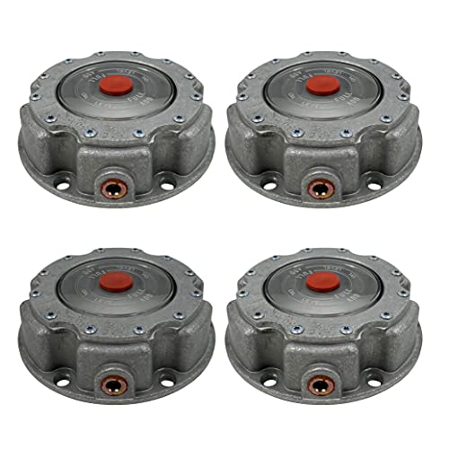 Torque 3434249 Aluminum Hub Cap for Steer Axle (Replaces Stemco 343-4249, SKF 1703,1753)