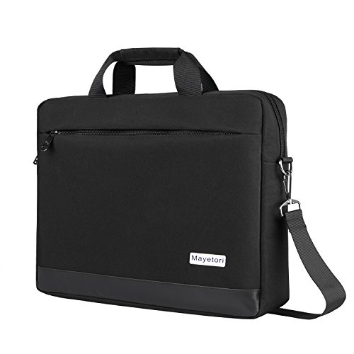 Laptop Bag, Mayetori 15.6 Inch Laptop Briefcase for Men Women College Student, Business Computer Messenger Shoulder Bag, Water Resistant Laptop Case for Notebook MacBook Tablet