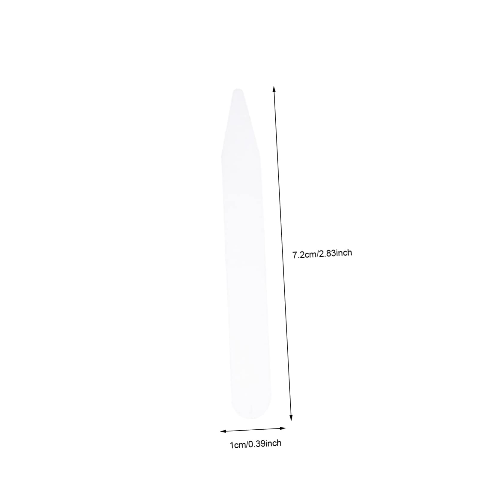 COLLBATH Dress Shirt Stays 300 Pack Collar Inserts for Mens Shirts under Pool Padding Plastic Collar Stand Collar Rack Shirt Plastic Collar Support