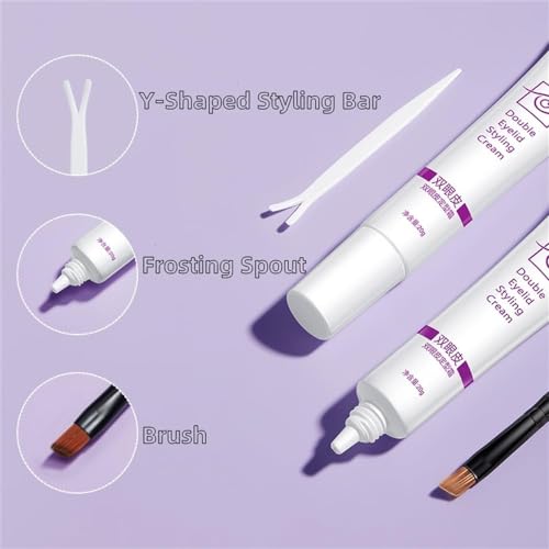 Double Eyelid Pen Glue Invisible Double Eyelid Styling Cream Stick Long Lasting Liquid Eyelid Tape Stickers Cream Double Eyelid Serum Make Eyes Bigger