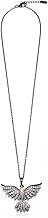 Trendy Pendant Necklace with Crystal Accents, Antitarnish Jewelry for Girls