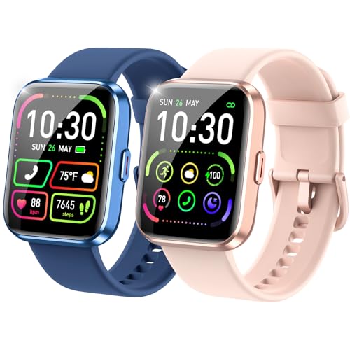 Smart Watches for Women and Men - Smart Watch Compatible for iPhone Android Phone,Alexa,Call & Notification Alerts,Heart Rate & Sleep Monitor,3 ATM Waterproof 1.83 Inches Fitness Tracker