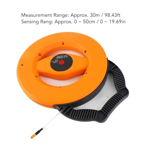 Fafeicy Detector de Obstrucción de Tuberías Escáner de Tuberías Impermeable de 30 M con Recordatorio de Sonido de Zumbido para de Acero, Hierro y PVC Probador de Obstrucción Portátil para Fontaneros