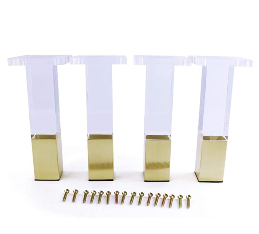 Pieds de table en acrylique Luminexia : l'élégance du plexiglas transparent pour meuble DIY