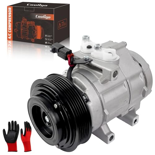 Image of AC Compressor with Clutch Compatible with Ford F-150 Expedition 2007-2014