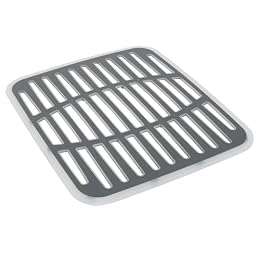 SPECTRUM Small Gray Cora Kitchen Sink Mat