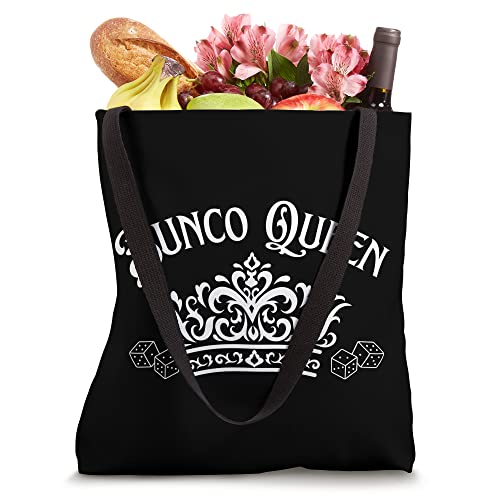 Juego de dados Bunco Queen con bolsa tipo Tote miniatura 4