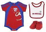 Outerstuff MLS Baby FC Dallas Team Fan Creeper W/Bib & Bootie Set, 6-9 Months