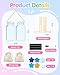 Swooflia Dual Magnetic Reward Jar Classroom for Kids - Blue Star Jar Reward System Home, Positive Behavior Potty Training Management and Goal Tracking for Girls Boys