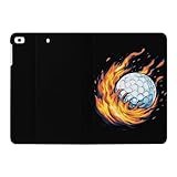 Golf Ball with Flames Case Compatible with iPad 10th 9th / 8th / 7th Generation (2021/2020/2019) - Image 6