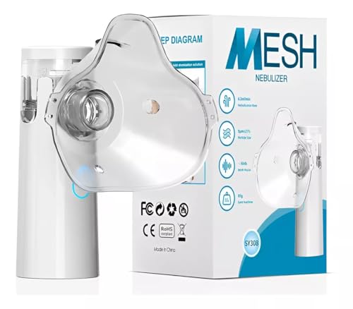 Nebulizador Portátil Inalador Silencioso Sem Fio Infantil e Adulto Ultrassônico - MESH