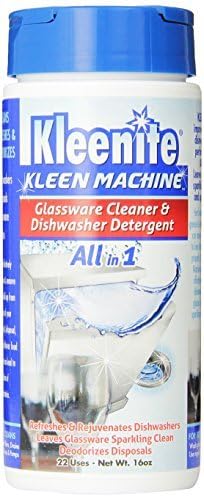 Kleenite Kleen Machine Glassware Cleaner and Dishwasher Detergent, 16 Ounce by Kleenite Kleen Machine