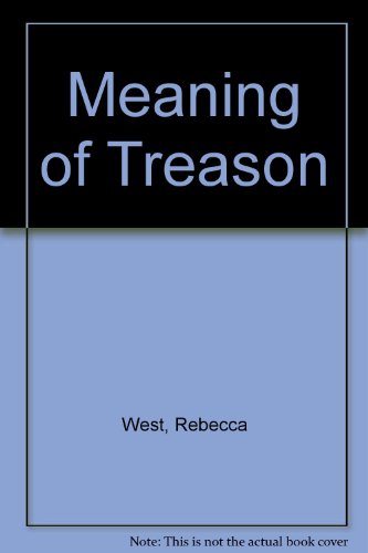 Meaning of Treason B001G0UFDA Book Cover