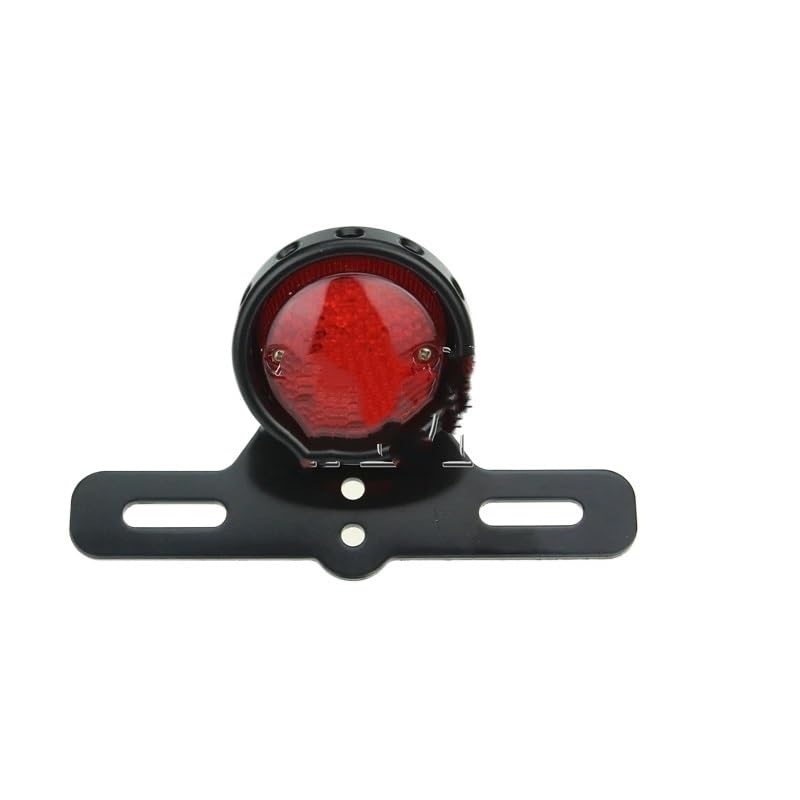 Feu stop motocyclette LED finition metal noir pour Bates XS - 4