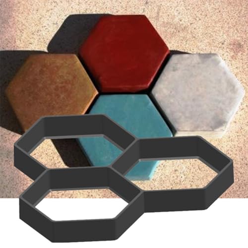 Moule à pavés hexagonal pour chemin de jardin et aménagement de terrasse - 7