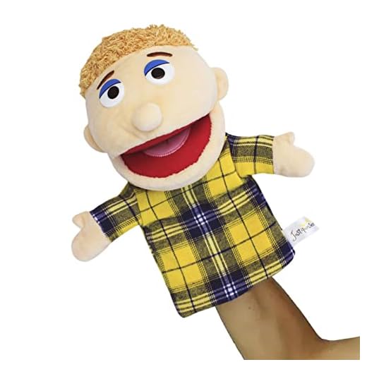 Fantoches de pelúcia da família - Boneca Brinquedos Mão - Idéias de presentes de brinquedos de pelúcia recheados com fantoches de mão macios para o jogo de aniversário de Natal como um Ecoticfate