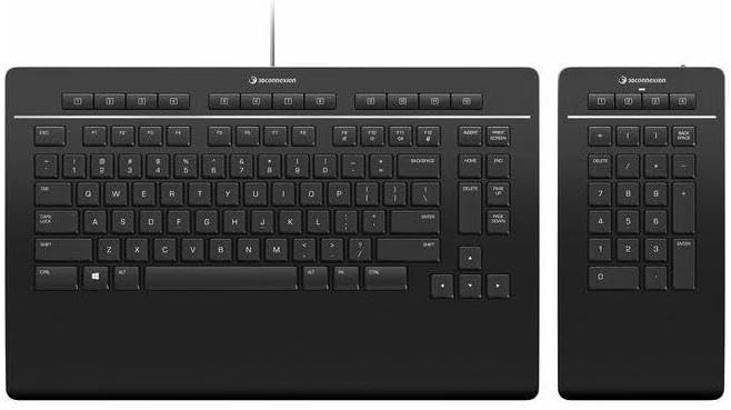 3Dconnexion Keyboard Pro with Numeric Keypad US (QWERTY)