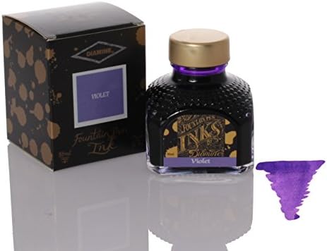 Diamine Refills Violet Bottled Ink 80mL - DM-7019