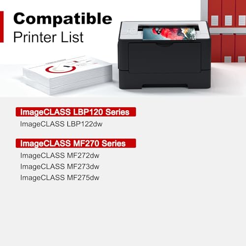 Image of v4ink 071H 071 Black Toner Cartridge Compatible with Canon LBP122dw MF273dw | Compatible Canon 071 Black Toner Cartridge High Capacity 1 Pack for ImageCLASS LBP122dw MF273dw MF272dw MF275dw LBP120 MF270