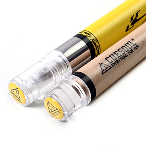 Cuesoul Soocoo Series 58" 19Oz 11.5Mm Cue Tip,Maple Pool Cue Stick With Cue Joint Protector + Cue Towel #TOP1
