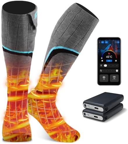 Amazon.co.jp: [meosos] 【3足/2足/1足入り】電熱ソックス アプリ45-75