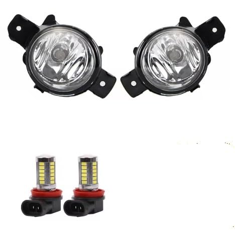 Feux antibrouillard halogènes DRL pour Renault Clio et Master avec éclairage blanc