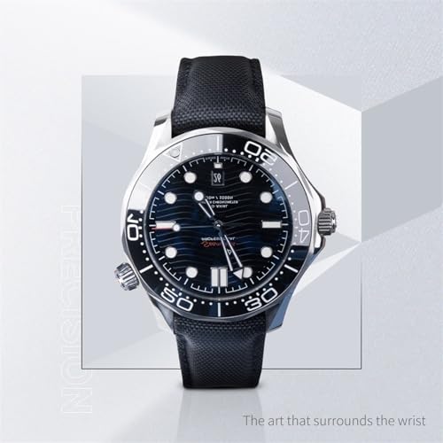 Bracelet 20mm en cuir de vache blanc haute densité de style chic pour Omega Seamaster - 4