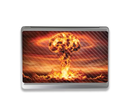 Image of MightySkins Carbon Fiber Skin Compatible with Microsoft Surface Laptop Studio 2 (2023) Full Wrap Kit - Fallout | Protective, Durable Textured Carbon Fiber Finish | Easy to Apply | Made in The USA