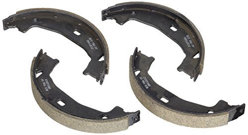 BOSCH BS828 Blue Parking Brake Shoe Set - Compatible With Select BMW 128i, 228i, 230i, 320i, 323Ci, 323i, 325Ci, 325i, 328d, 328i, 428i, M235i, M240i, Z4