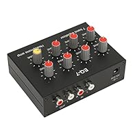 7-Band-Auto-Audio-Equalizer, 3,5-mm-Eingang -Ausgang Eingang 12 DB High Bass-Einstellung Zweikanal-Digital-Equalizer