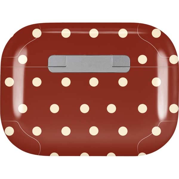 Skinit Decal Audio Skin Compatible with Apple AirPods Pro (2rd Gen, 2022) - Skinit Originally Designed Neutral Polka Dots Design