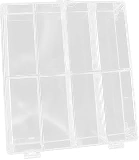 HONMEET Caixa Organizadora Transparente Miniaturas Vitrine De Acrílico Transparente Vitrine De Figuras Vitrine De Carros De Brinquedo Armário De Exibição Vitrine De Artesanato Vitrine De