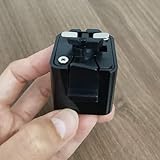 J-Type Track Lighting Connectors for Juno Light Circuit 2 Point Contact System Track System Pendants Juno Compatible Track Adapters Black Rail Head Accessory for 110V Pendant Spotlights 6 Pack
