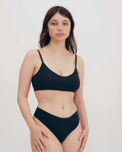 Women's Naked Ribbed Thong Underwear 3-Pack2