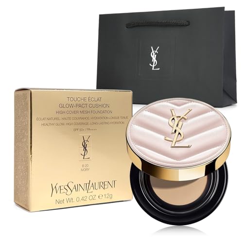 【国内正規品】Yves Saint Laurent イヴサンローラン ラディアント タッチ グロウパクト SPF50+ PA++++ (#B20 やや明るめの肌色) 12g クッションファンデーション 艶 ツヤ 潤い 透明感 メークアップ 誕生日 母の日 記念日 ホワイトデー お返し クリスマスプ プレゼント ギフト コスメ 化粧品 レディース ショッパー付き